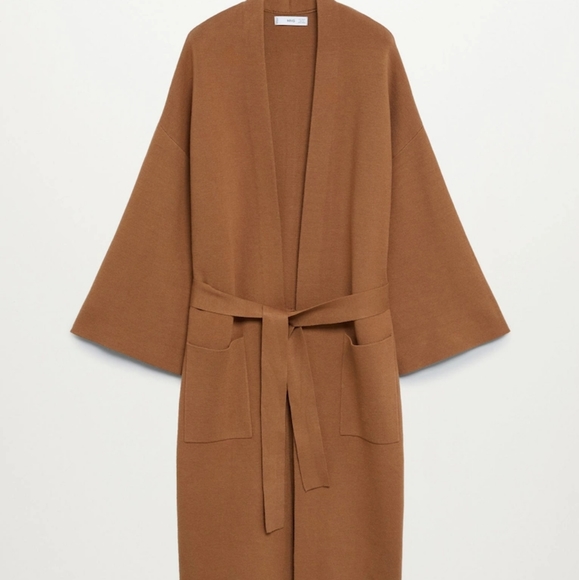 MANGO Belted cardigan - Picture 7 of 7